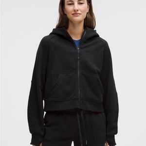 lululemon scuba full zip hoodie in black